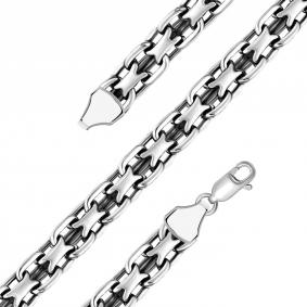 Браслет плетение Фантазийное из черненого серебра Высоковы 585 02-052150-105002 02-052150-105002 фото