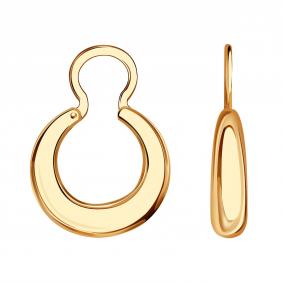 Золотые серьги Золотые узоры 02-1130 02-1130 фото