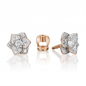 Золотые серьги Platina 02-3068-00-401-1110-23 с фианитом 02-3068-00-401-1110-23 фото