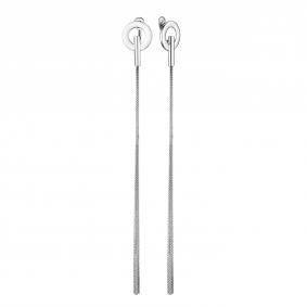 Серебряные серьги АЛЬКОР 02-3173/0000-00 02-3173/0000-00 фото