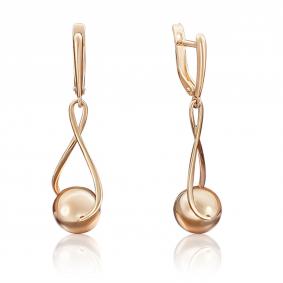 Золотые серьги Platina 02-3541-00-000-1110-02 02-3541-00-000-1110-02 фото