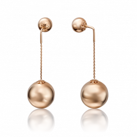 Золотые серьги Platina 02-3571-00-000-1110-01 02-3571-00-000-1110-01 фото