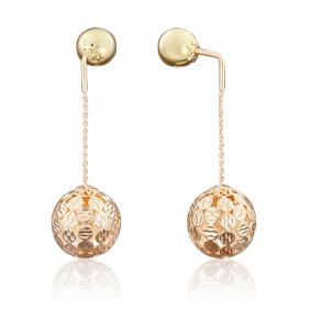 Серьги из комбинированного золота Platina 02-3573-00-000-1113-01 02-3573-00-000-1113-01 фото