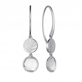 Серебряные серьги АЛЬКОР 02-3677/М000-00 02-3677/М000-00 фото