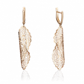 Золотые серьги Platina 02-3693-00-000-1110-48 02-3693-00-000-1110-48 фото