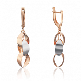 Золотые серьги Platina 02-3767-00-000-1110-42 02-3767-00-000-1110-42 фото