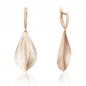 Золотые серьги Platina 02-3783-00-000-1110-65 02-3783-00-000-1110-65 фото