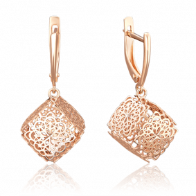 Золотые серьги Platina 02-3792-00-000-1110-48 02-3792-00-000-1110-48 фото