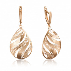 Золотые серьги Platina 02-3813-00-000-1110-65 02-3813-00-000-1110-65 фото