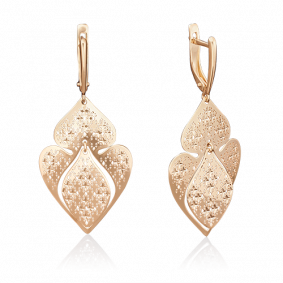 Золотые серьги Platina 02-3815-00-000-1110-65 02-3815-00-000-1110-65 фото