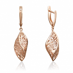 Золотые серьги Platina 02-3850-00-000-1110-65 02-3850-00-000-1110-65 фото