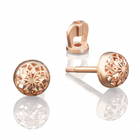 Золотые серьги Platina 02-3851-00-000-1110-65 02-3851-00-000-1110-65 фото