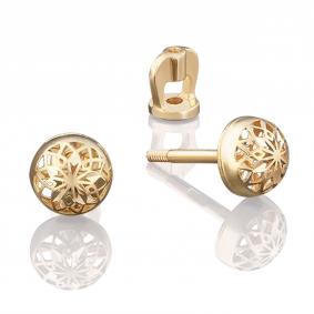 Серьги из лимонного золота Platina 02-3851-00-000-1130-65 02-3851-00-000-1130-65 фото