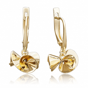 Серьги из лимонного золота Platina 02-3881-00-000-1130-48 02-3881-00-000-1130-48 фото