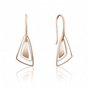 Золотые серьги Platina 02-3956-00-000-1110-63 02-3956-00-000-1110-63 фото