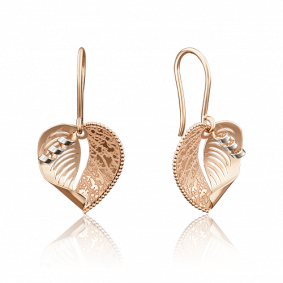 Золотые серьги Platina 02-3961-00-000-1110-63 02-3961-00-000-1110-63 фото