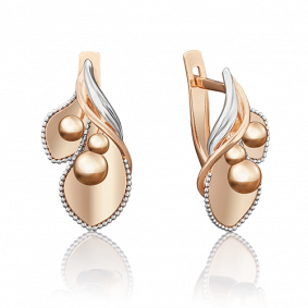 Золотые серьги Platina 02-3969-00-000-1110-42 02-3969-00-000-1110-42 фото