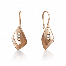 Золотые серьги Platina 02-3970-00-000-1110-63 02-3970-00-000-1110-63 фото