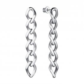 Серебряные серьги АЛЬКОР 02-4017/0000-00 02-4017/0000-00 фото