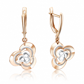 Золотые серьги Platina 02-4061-00-000-1110-65 02-4061-00-000-1110-65 фото