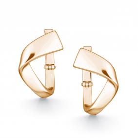 Серьги из золочёного серебра АЛЬКОР 02-4104/0000-06 02-4104/0000-06 фото