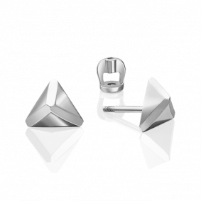 Серьги из белого золота Platina 02-4111-00-000-1120-04 02-4111-00-000-1120-04 фото