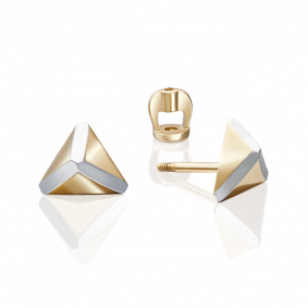 Серьги из лимонного золота Platina 02-4111-00-000-1130-04 02-4111-00-000-1130-04 фото