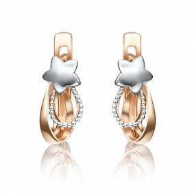 Золотые серьги Platina 02-4120-00-000-1110-02 02-4120-00-000-1110-02 фото