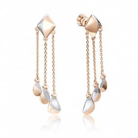 Золотые серьги Platina 02-4127-00-000-1110-48 02-4127-00-000-1110-48 фото