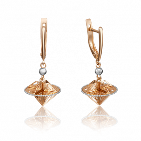 Золотые серьги Platina 02-4150-01-000-1110-59 02-4150-01-000-1110-59 фото