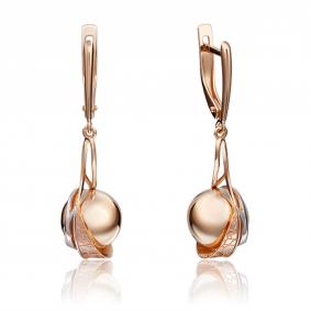 Золотые серьги Platina 02-4161-00-000-1110-48 02-4161-00-000-1110-48 фото