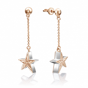 Золотые серьги Platina 02-4170-00-000-1110-65 02-4170-00-000-1110-65 фото