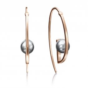 Серьги из комбинированного золота Platina 02-4172-00-000-1111-64 02-4172-00-000-1111-64 фото