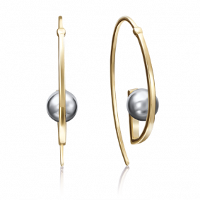 Серьги из комбинированного золота Platina 02-4172-00-000-1121-64 02-4172-00-000-1121-64 фото