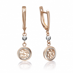 Золотые серьги Platina 02-4173-00-000-1110-65 02-4173-00-000-1110-65 фото