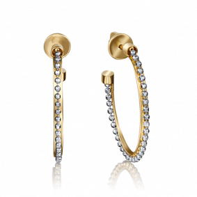 Серьги из комбинированного золота Platina 02-4229-00-000-1121-48 02-4229-00-000-1121-48 фото