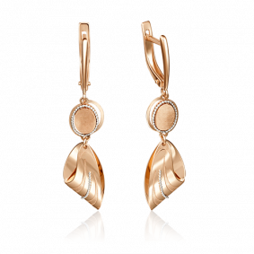 Золотые серьги Platina 02-4249-00-000-1110-48 02-4249-00-000-1110-48 фото