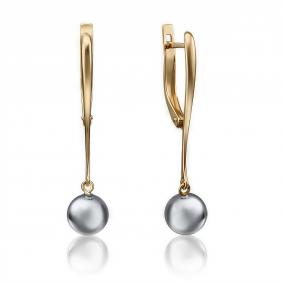 Серьги из комбинированного золота Platina 02-4269-00-000-1121 02-4269-00-000-1121 фото