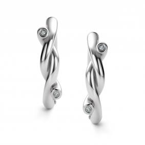 Серебряные серьги АЛЬКОР 02-4332/00КЦ-00 с фианитом 02-4332/00КЦ-00 фото