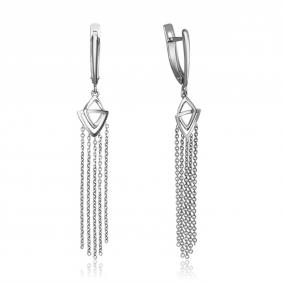 Серьги из белого золота Platina 02-4378-00-000-1120-65 02-4378-00-000-1120-65 фото