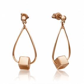 Золотые серьги Platina 02-4391-00-000-1110-48 02-4391-00-000-1110-48 фото