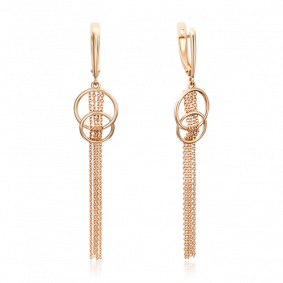 Золотые серьги Platina 02-4418-00-000-1110-42 02-4418-00-000-1110-42 фото