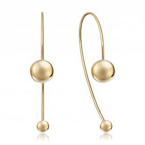 Серьги из лимонного золота Platina 02-4431-00-000-1130-42 02-4431-00-000-1130-42 фото