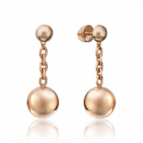 Золотые серьги Platina 02-4445-00-000-1110-64 02-4445-00-000-1110-64 фото