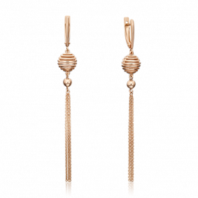 Золотые серьги Platina 02-4459-00-000-1110-64 02-4459-00-000-1110-64 фото