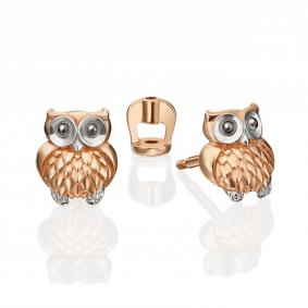 Золотые серьги Platina 02-4469-00-000-1110-02 02-4469-00-000-1110-02 фото