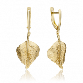 Серьги из лимонного золота Platina 02-4535-00-000-1130-02 02-4535-00-000-1130-02 фото