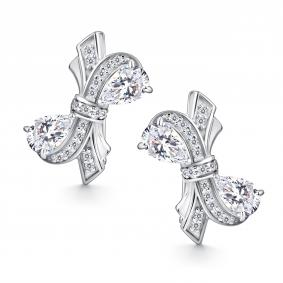 Серебряные серьги АЛЬКОР 02-4551/00КЦ-00 с фианитом 02-4551/00КЦ-00 фото