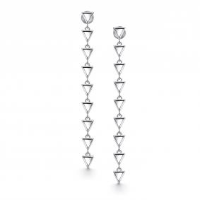 Серебряные серьги АЛЬКОР 02-4576/0000-00 02-4576/0000-00 фото