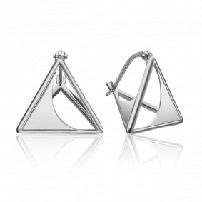 Серьги из белого золота Platina 02-4596-00-000-1120-48 02-4596-00-000-1120-48 фото